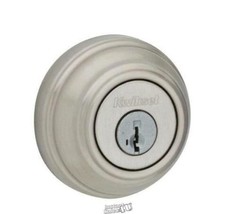 Satin Nickel Single Cylinder Deadbolt featuring SmartKey Security Microban Tech - £26.14 GBP