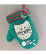 Kitten on Mitten Cat Christmas Ornament - £4.69 GBP