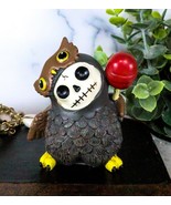 Furrybones Hootie The Great Horned Owl With Red Lollipop Skeleton Figuri... - $20.79 CAD