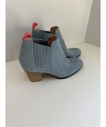 Sarah Jessica Parker SJP Surge Suede Ankle Booties Green Boots Size 6.5-... - $95.67 CAD
