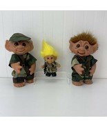 Army Troll Lot (3) 2-Thomas Dam 9” Soldier Trolls 604 - 1 Russ 5” Soldie... - £70.78 GBP