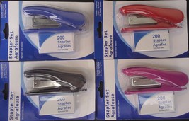  STAPLER 4 Inch STANDARD SIZE STAPLES, BUILT-IN STAPLE REMOVER, SELECT: Color - £1.95 GBP