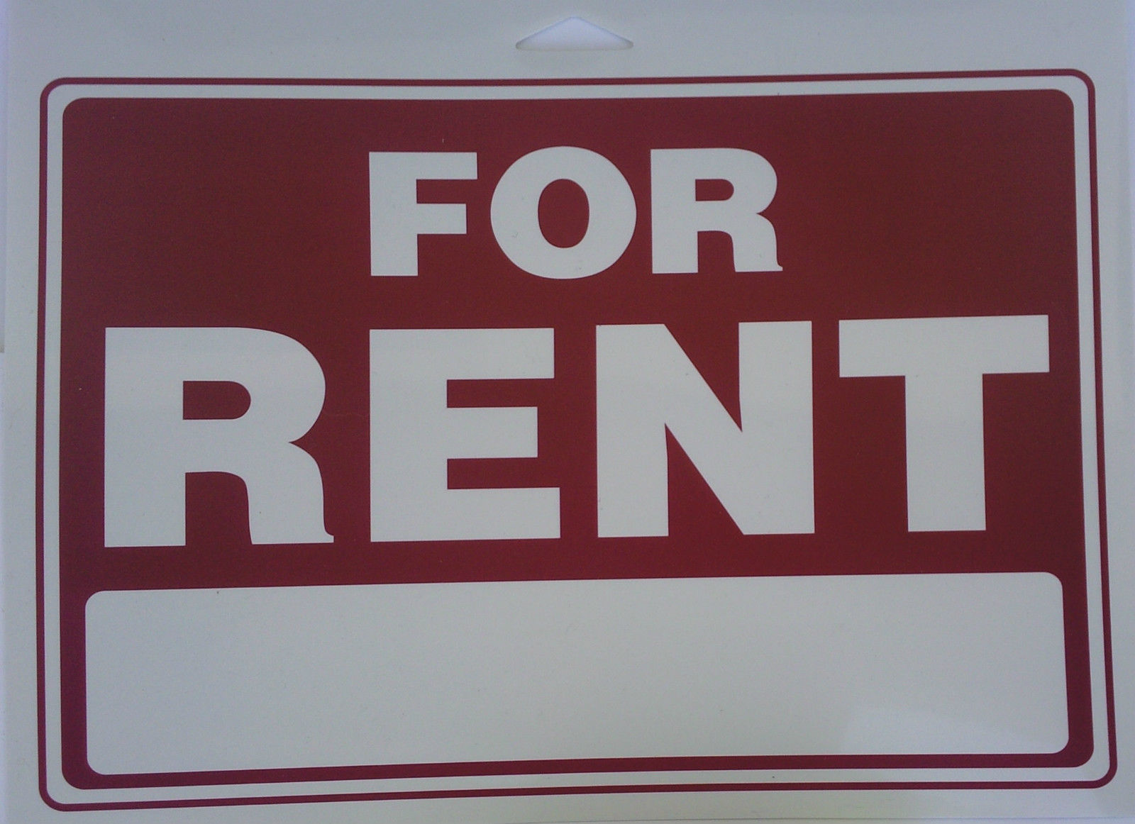 FOR RENT Sign 12&quot; x 9&quot;  Large Window for Price/Price Store Signs Indoor ... - $2.96