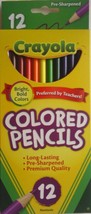 Crayola Colored Pencils Pre-Sharpened Premium Quality 12 Colors, 12 Ct/Pack - $2.90