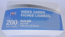 Index Cards Ruled 3 x 5 Inches - 200 Count/Pack - £2.33 GBP