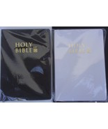 HOLY BIBLE KING JAMES VER Old&amp;New Testaments Bibles SELECT: Black or Whi... - £3.18 GBP