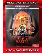 PUPPET MASTER III: TOULON&#39;S REVENGE (4K UHD &amp; Blu-Ray) w/SLIPCOVER *New!... - $28.95