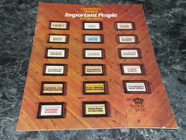 Important People Book IV by Angela Newton Canterbury Designs Cross Stitch - £3.15 GBP