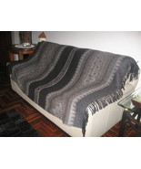 Blanket,Coverlet,  made of alpaca wool, bedspread 64x72 inch - £113.50 GBP