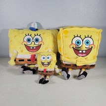Spongebob Plush Lot Pillow Pet, Wacky Waves, Pee Wee SpongeBob Squarepants - $23.98