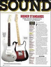 Fender American Standard Series Stratocaster &amp; Telecaster guitar review article - £3.17 GBP