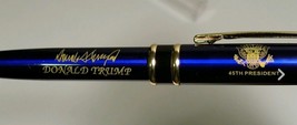 Trump Pen Donald Signature Eagle Seal Republican President Blue Gold Maga Gop - £9.37 GBP