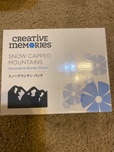Creative Memories Snow Capped Mountains Decorative Border Punch NIB~ New... - £29.06 GBP
