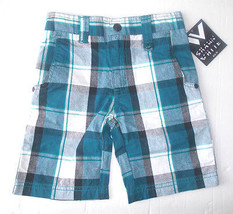 Shaun White Boys Blue White Plaid 4 Pockets Shorts Size 4 NWT - $10.49