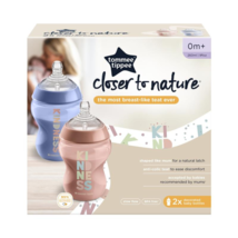 Tommee Tippee Closer To Nature Bottles 260ml Decorated 2 Pack - $94.23