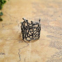 Hobbit Thranduil Ring Mirkwood Elf King Nest Ring Legolas Father Lord Of Rings L - £15.61 GBP