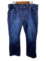 Gap 1969 Jeans Size 42x30 Mens Dark Wash Denim Boot Rockaway Bootcut 100% Cotton - £36.57 GBP