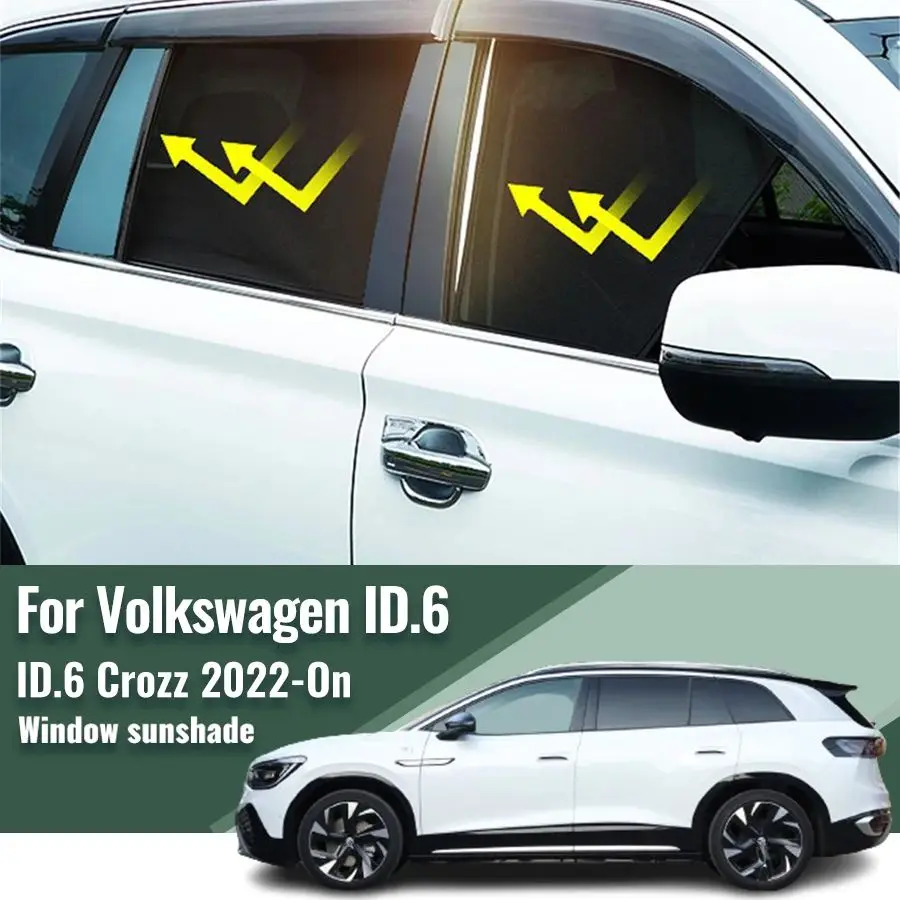 For Volkswagen VW ID.6 Crozz ID6 2021 2022 2023 2024 Magnetic Car Sunsha... - £29.57 GBP+