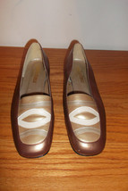 California Magdesians Women&#39;s Leather Heel Pumps Shoes Size 8M - £15.53 GBP