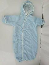 Tommy Hilfiger Infant Baby Boy Soft Warm Pram Suit Snowsuit Bunting 0-3-6 Blue  - £23.73 GBP