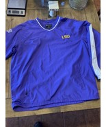 Holloway LSU Tigers 2020 Champions Long Sleeve Men XL Purple Pullover - £24.71 GBP