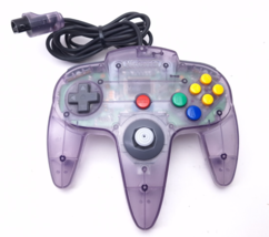 Authentic OEM Nintendo 64 N64 Atomic Purple Clear Controller - Tested / ... - $366.44 MXN