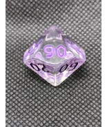 Transparent Clear D100 With Purple Numbers - $327.79 MXN Transparent Clear D100 With Purple Numbers - $327.79 MXN