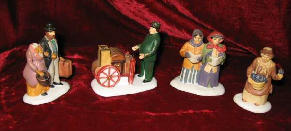 Primary image for 4 Dept 56 Dickens Heritage Village Accessories Figurine