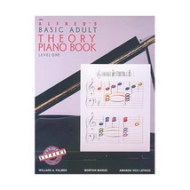 Alfred&#39;s Basic Adult Theory Piano Book: Level One Willard A. Palmer/ Morton Manu - $13.00