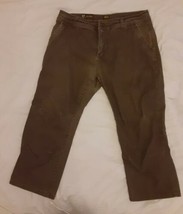 Mens KUHL Crag Series Olive 38x32 Pants Vintage Patina Dye Bin L - $29.95