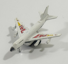 BOEING 747 WHITE 3&quot; DIECAST JET AIRPLANE WITH RED &amp; YELLOW - $4.94