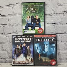 John Cusack Movies DVD Lot Of 3 Identity Must Love Dogs Hot Tub Time Machine - £7.85 GBP