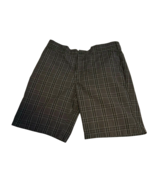 Dickies Shorts Mens Size 36 Gray Black Plaid Flat Front Casual Workwear ... - $312.55 MXN