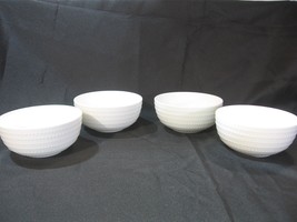 NEW Mikasa NELLIE Set of 4 Cereal Bowls 5.8&quot; Bone China White - £26.23 GBP