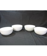 NEW Mikasa NELLIE Set of 4 Cereal Bowls 5.8&quot; Bone China White - £25.59 GBP