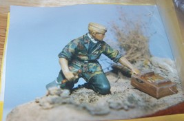  54mm 1/32 METAL ULRICH PUCHALA WW2 GERMAN PLANTING MINE - $25.00