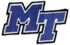 Middle Tennessee Blue Raiders logo Iron On Patch - £3.98 GBP