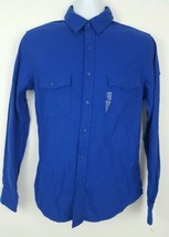 Arizona Blue Long Sleeve Button Down Men&#39;s Collared Shirt Size M - £14.23 GBP