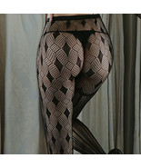 Sexy Fishnet Geometric Pattern Tights  Erotic  Club Dance Rave Halloween... - £13.29 GBP