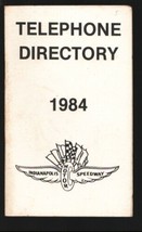 Indianapolis Motor Speedway Telephone Directory 1984-Amazing to see the track... - £17.76 GBP