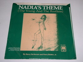 Nadia&#39;s Theme Young And The Reckless 45 RPM Picture Sleeve Only A&amp;M 1856 - £0.79 GBP