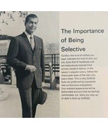 1965 Curlee Clothing Company Men&#39;s Suits Advertisement Fashion Clothes D... - $35.09 CAD