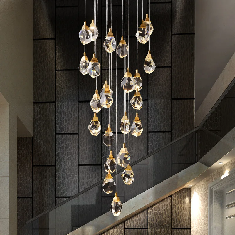 Diamond Crystal Led Ceiling Chandelier Living Dining Room Pendant Light ... - $82.24+