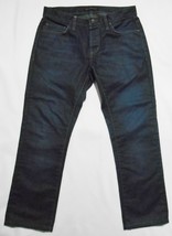 John Varvatos Men&#39;s J EAN S Wight Skinny Blue Button Fly Tag 30 / Waist 31&quot; L 25 - $59.95