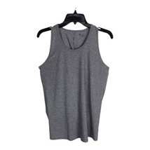 Athleta Womens Shirt Adult Size Medium Essence Vital Tie Back Tank Gray - $47.56