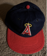 VINTAGE Los Angeles Angels model leather WOOL FITTED small - $165.33