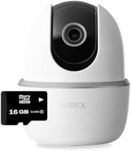 The Lorex Smart Indoor Pan/Tilt Wi-Fi Security Camera (2K Indoor) Features - £72.48 GBP