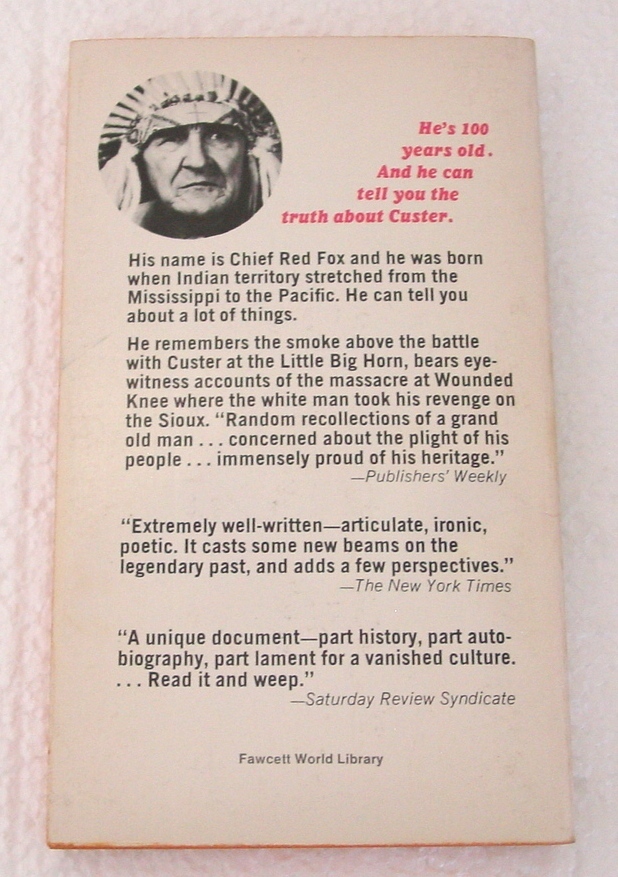 Chief Red Fox Memoirs-Buffalo Bill Cody's Wild West Show1972 Illustrated Vintage Item image 3