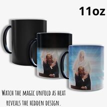 Support of Jesus Trump Color Changing Coffee Mug America Color Morphing ... - $16.49