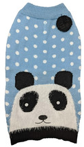Fashion Pet Panda Dog Sweater Blue X-Small - 1 count Fashion Pet Panda Dog Sweat - £17.57 GBP
